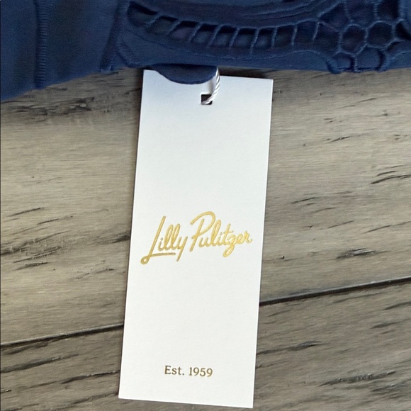 NWT Lilly Pulitzer Navy Mini Skirt - Picture 2 of 5